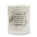 Dicksons Let Your Dreams Be Bigger than Your Fears Candle Jar Warmer JW24IW